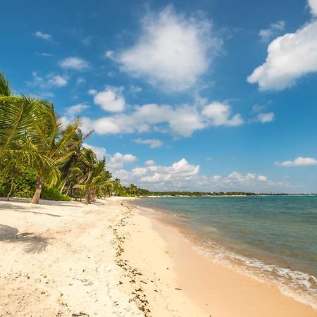 Beachfront With Private Staff In Gated Community Villa Akumal Exterior photo