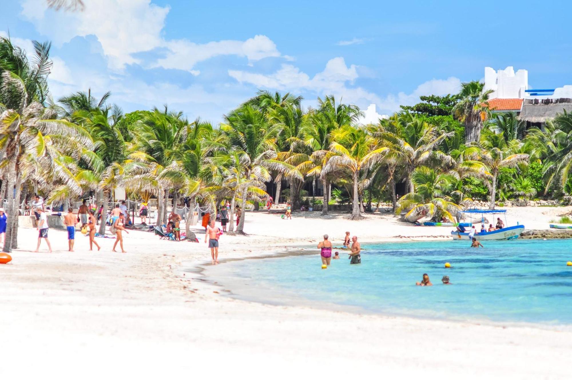 Beachfront With Private Staff In Gated Community Villa Akumal Exterior photo